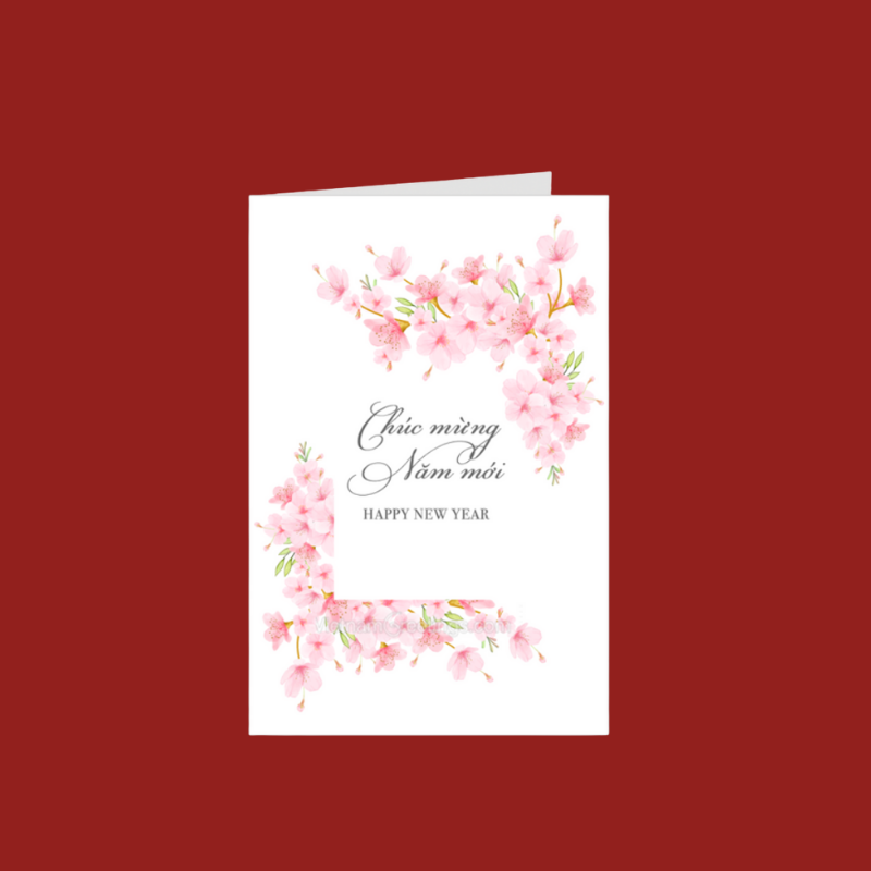 Thiệp Tết, Thiệp chúc mừng năm mới