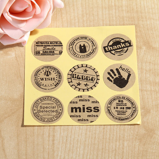 Nhãn decal giấy kraf